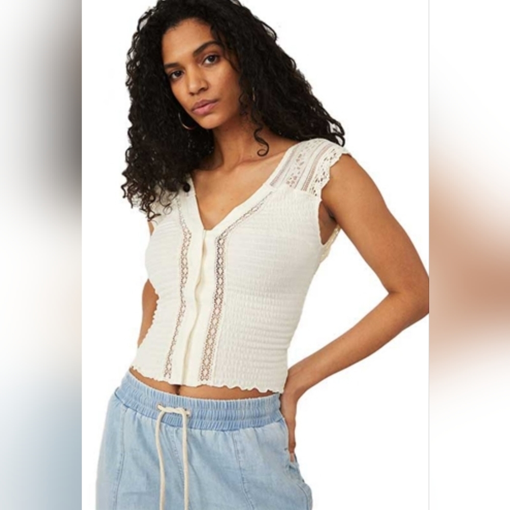 Free People "on my mind" XS top